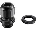 Cable Gland, 9 ... 17mm, M25, Polyamidi, Musta, 5 kappaleen pakkaus
