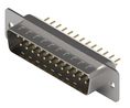 D-Sub Connector, Plug, DB-25, PCB Pins