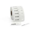 HellermannTyton, 556-80584 TAGPU12X74-LOOP-PUR-WH TAGPU Cable Marker, White Reel of 500 pieces