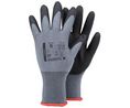 Tegera 880 Black, Grey Nylon Work Gloves, Size 9, Polyvinyl Chloride Coating, Pack of 12 pairs