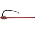 Ega-Master Chain Wrench, 1200 Overall, 8mm Jaw Capacity, Straight Handle