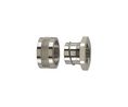 Rigid Conduit Fitting, 50 mm Nominal Size, Nickel Plated Brass, Grey IP40 rating