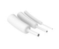 Standard Heat-Shrink Tubing, White 3 mm Sleeve Dia. x 1.2m Length, RNF-3000 Series, Reel of 300 meter