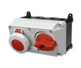 MENNEKES, 400 V Yes IP67 Industrial Interlock Socket 5, Earthing Position 6h16A, Grey, 5P, , 16A, IP67, 400V