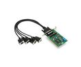 MOXA 4 32-bit Universal PCI DB44 Female Serial Board