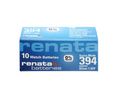 394 Button Non-Rechargeable Battery, 1.55 V, 9.5 mm Diameter, Silberoxid, 394, 1.55V, 84mAh, Packung à 10 Stück