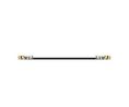 CAB.01082 Series, 200 mm, 1.37 Coax Coaxial, Unterminated Black