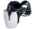 Clear Polycarbonate Face Shield with Visor Guard , Resistant To High Speed Particles