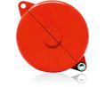 Red 1-Lock ABS Gate Valve Lockout, 7mm Shackle, 127mm Attachment