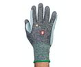 Tornado Aura Grey Yarn Cut Resistant Cut Resistant Gloves, Size 9, Polyurethane Coating