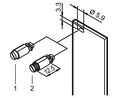 Quick Release Fastener 16.7mm Steel Grey