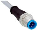 SICK Straight Male 5 way M12 to Connector & Cable, 20m Ledare