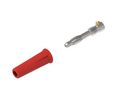 Electro PJP Red Male Banana Plug, 4 mm Connector, Screw Termination, 36A, 30/60V ac/dc, Nickel Plating