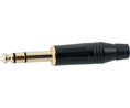 Jack Plug, Plug, Stereo, Straight, 6.35 mm