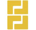 Contrassegni angoli per pavimenti ToughStripe, forma a L, L, Giallo, Poliestere, Grafica segnaletica per pavimenti, 20pz.