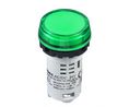 Lampe témoin 240V AC Fixe Vert Borne à vis, M3.5