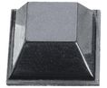 Rubber Feet, Square, 12.7x12.7x5.8mm, 70 Shore A, White