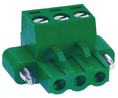 Female header, Straight, 16A, 300V, Pitch - 5.08mm, Poles - 4