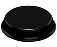 Rubber Feet, Round, 19x19x4mm, 70 Shore A, Black