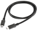 Cable, USB-C Plug - USB-C Plug, 1m, USB 3.1, Black