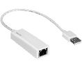 USB Network Adapter, 100Mbps, USB-A Plug - RJ45 Socket
