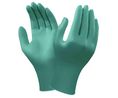 Disposable Gloves, Nitrile, Glove Size Medium, Green, Pack of 100 pieces