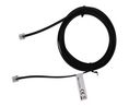 Telefonkabel / Modularkabel, RJ11-Stecker - RJ11-Stecker, Flach, 5m, Schwarz
