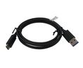 Cable, USB-C Plug - USB-A Plug, 1m, USB 3.1, Black