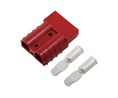 Connector, Plug, Red, 50A, Poles - 2