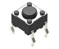 Tactile Switch 50 mA 12 VDC Momentary Function 1NO 0.98N Through Hole SKHH