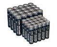 Primary Battery Assortment, 1.5V, AA/AAA, Alkaline, Pack of 40 pieces
