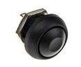Pushbutton Switch Momentary Function 1NO Panel Mount Black