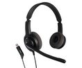 NC Headset, USB28 HD, Stereo, On-Ear, 20kHz, USB, Black