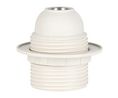 Lampsockel E27 54mm Plast Vit