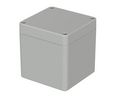 Bopla Euromas Series Light Grey ABS Enclosure, IP66, Light Grey Lid, 82 x 80 x 85mm