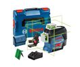 Line Laser, UK Type G (BS1363) Plug 540nm IP54 Grønn