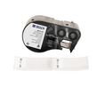 Label Roll, Vinyl, 25.4 x 63.5mm, 110pcs, White