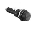 Fuse Holder 6.3 x 32 mm 100GOhm 250V 13A Black Glass Filled Polyamide Screw Mount