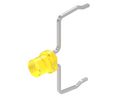 LED Bulb 2.9V Bi-Pin 600mcd Yellow