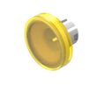 Lentille Rond 15.8mm Jaune Plastique Série EAO 61