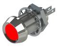 LED Indicator 24V DC Fixed Red Soldering Lugs