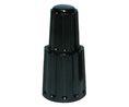 Classic Collet Knob 10mm Black Plastic Without Indication Line Switches