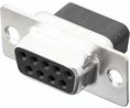 D-Sub Connector, Socket, DE-9, Crimp Terminal, Pack of 5 pieces