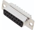 D-Sub Connector, Socket, DA-15, Solder Cup, Pack of 10 pieces