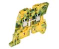 Terminal Block, Screw, 2 Poles, 600V, 32A, 4mm², Green / Yellow, Pack of 5 pieces