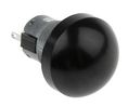 Pushbutton Switch Momentary Function 1CO Panel Mount Black