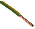 Prysmian 6491X Series Green/Yellow 6 mm² Hook Up Wire, 7/1.04 mm, 100m, 20147720 Annealed Copper