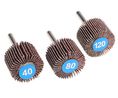 Aluminium Oxide Flap Wheel, 30mm Diameter, P40, P80, P120 Grit