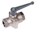 Legris Brass 2 Way, Ball Valve, Threaded, BSPP 1/2in