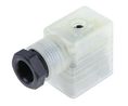 Hirschmann GML 2P+E DIN 43650 B, Female Solenoid Valve Connector with Indicator Light, 24 V ac/dc Voltage